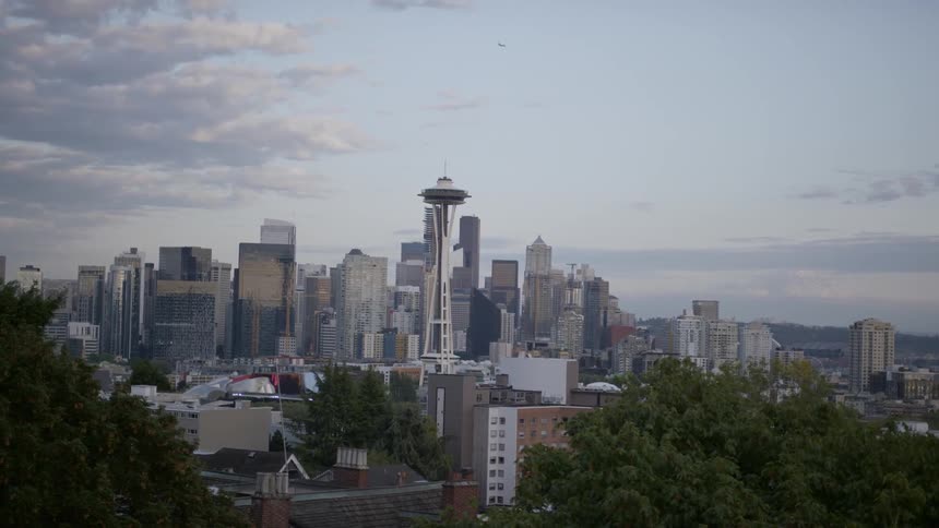 Landscape view of city downtown area