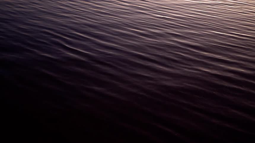 The waves of the water are subtle