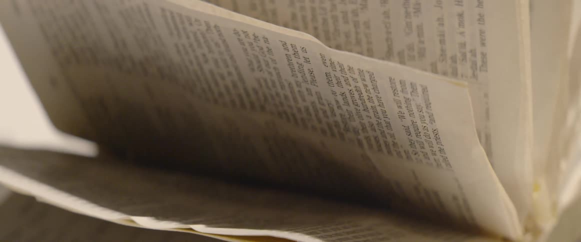 A close up footage of a dictionary books