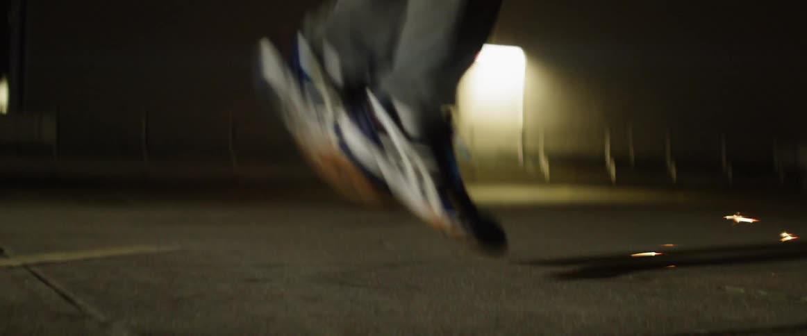 A man dances on the street
