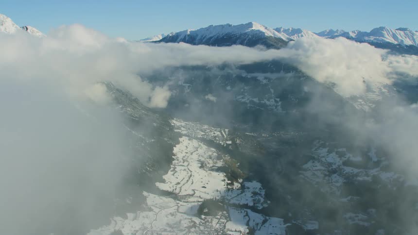 A scenery of a mountain
