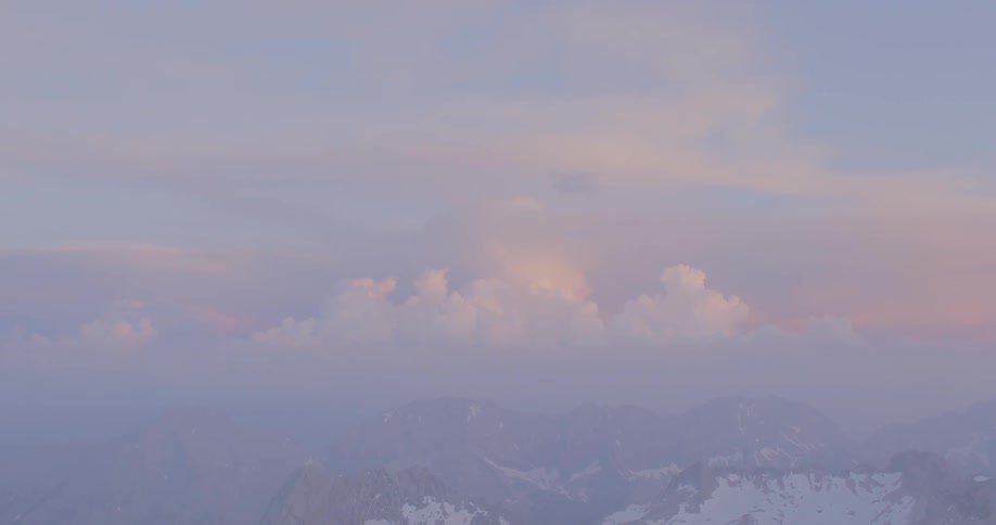 A footage of a red sky at sunset