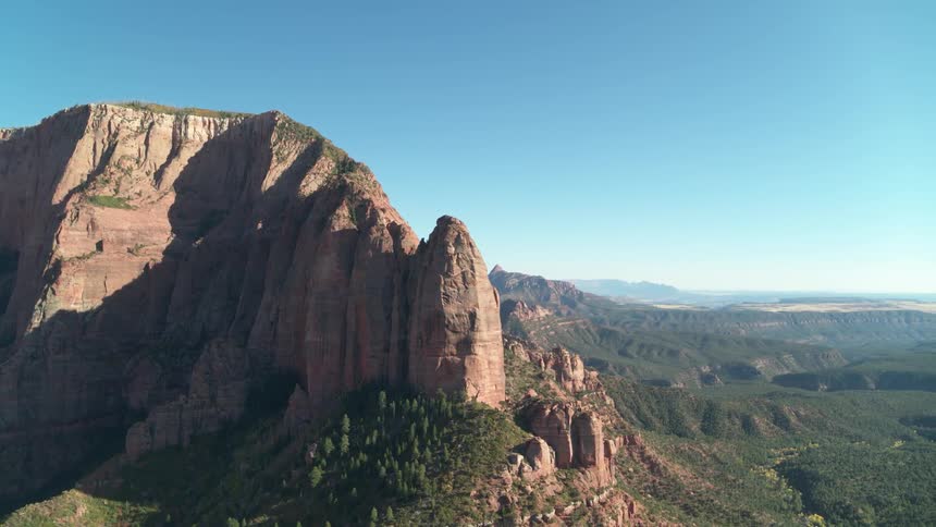 A scenery of a big rocky cliff