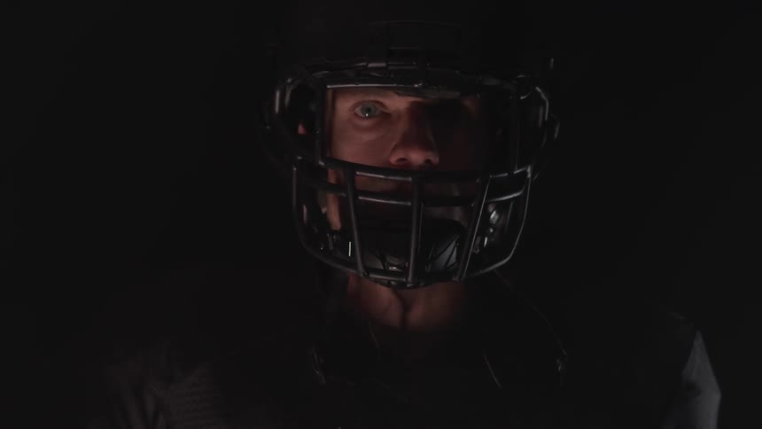 A portrait of a rugby player