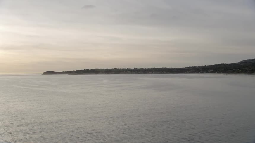 A scenery of a wide ocean