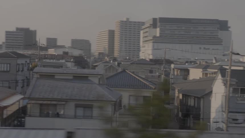 A scenery of a city skyline