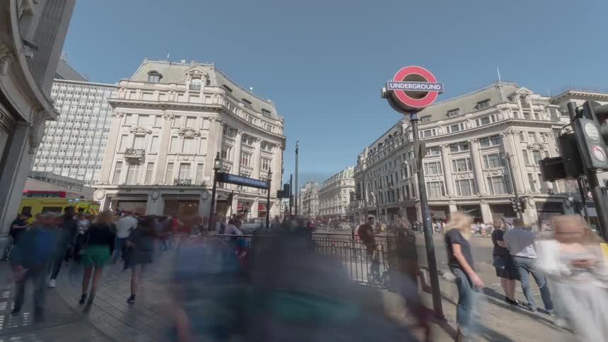 Oxford circus in london