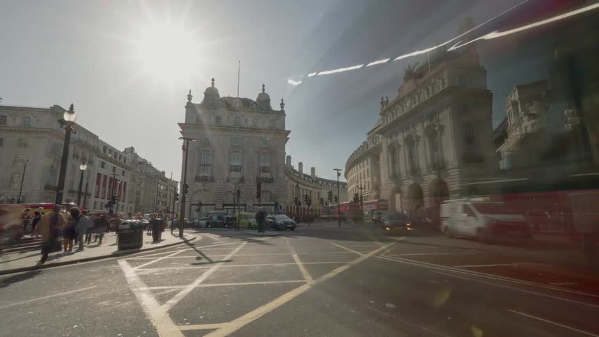 Time lapse of piccadilly circus