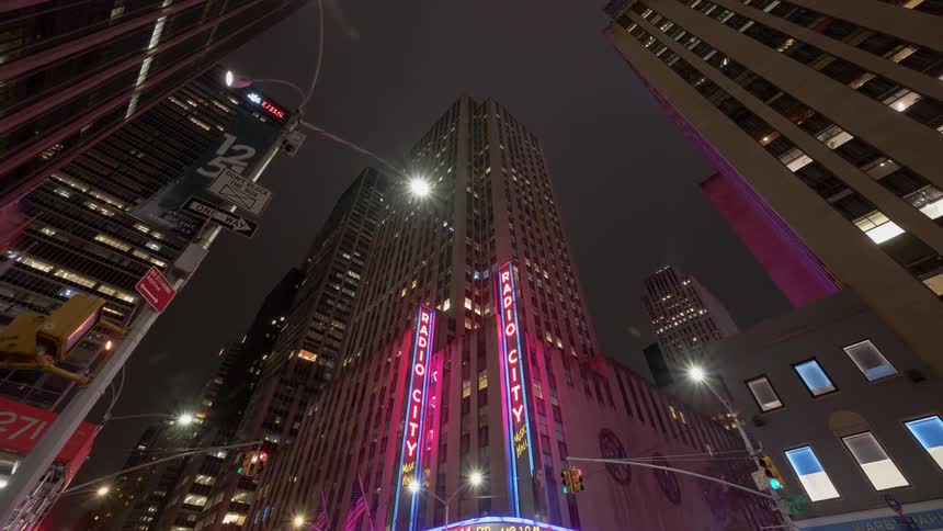Radio City Music Hall Stock Video Footage | Download 4K and
