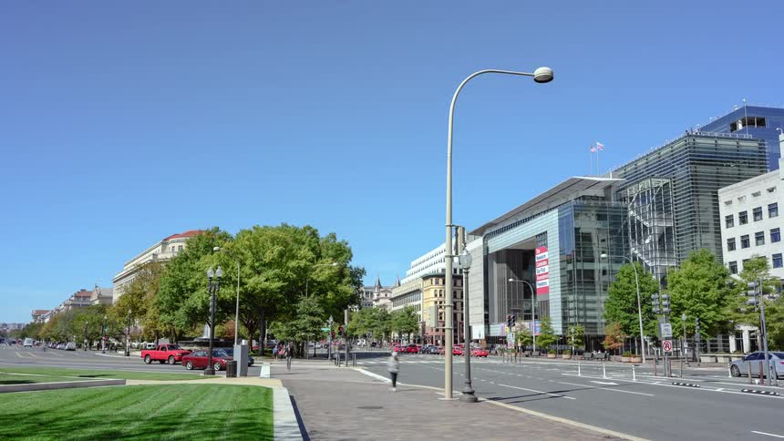 Busy streets in a city during the day