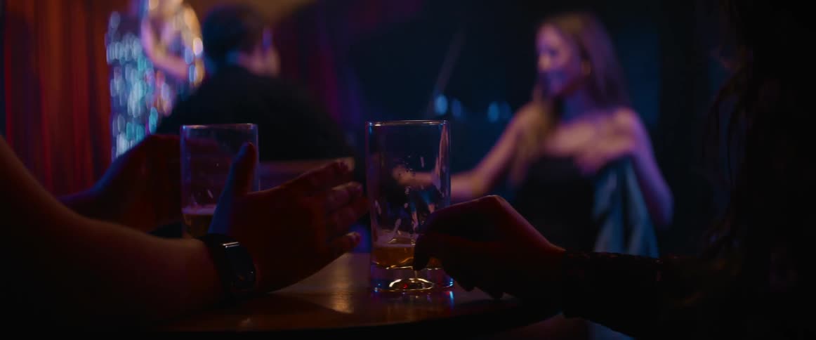 People talk and hang out in a bar