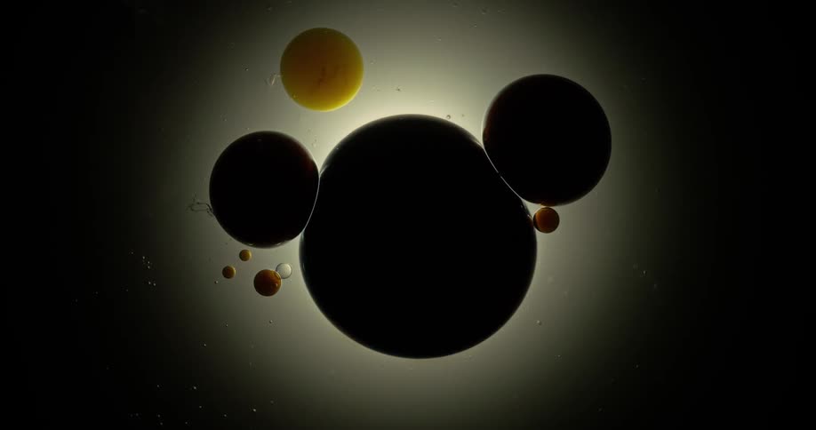 The circles move around and connect
