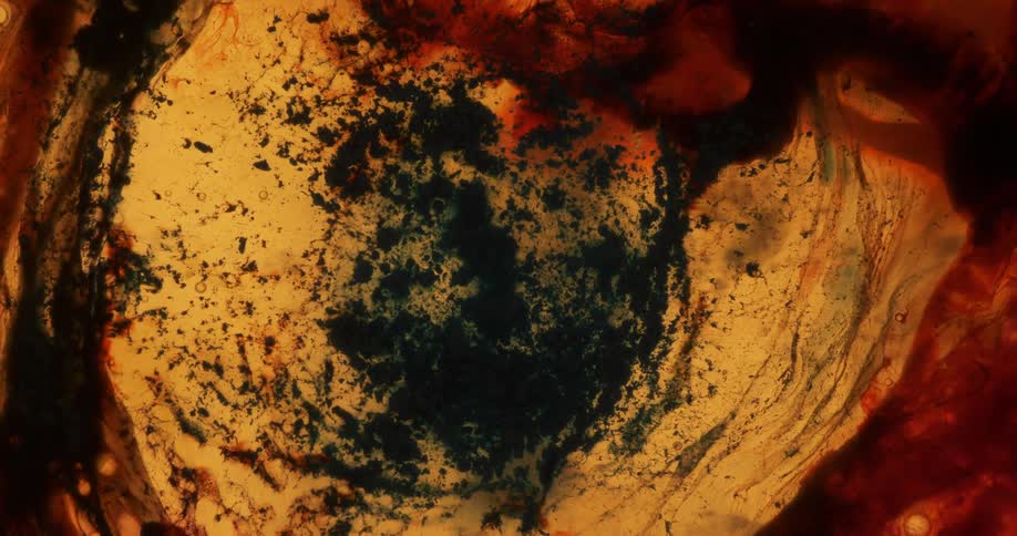 Liquids are moving in water