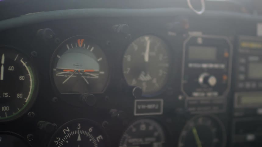 Pilot Preparing To Fly Plane