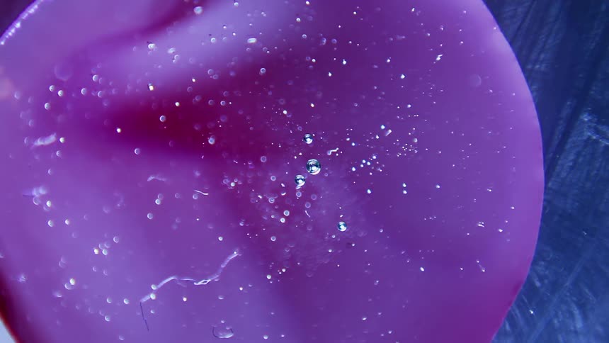 Colors blend and mix explosively