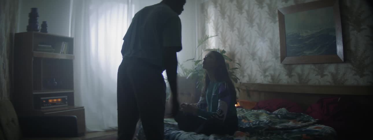 A father is yelling at his daughter
