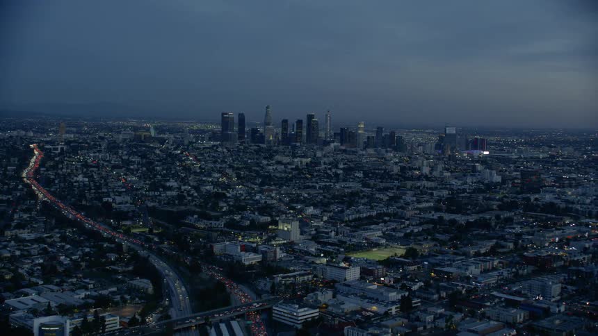 The view of the city