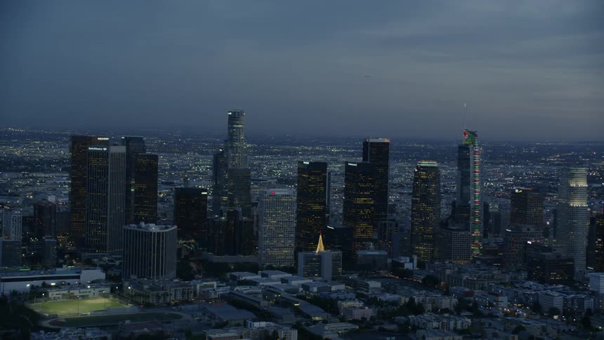 The view of the city