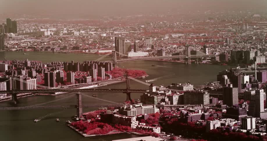 Landscape view of the waterfront and city
