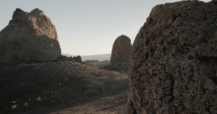 Landscape view of the badlands