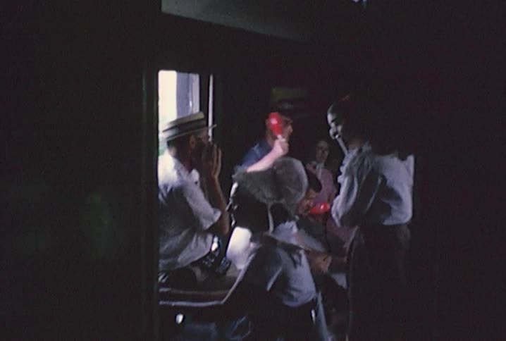 Group of people playing music in a room