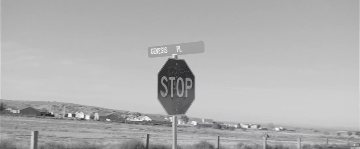 The stop sign sits by the road