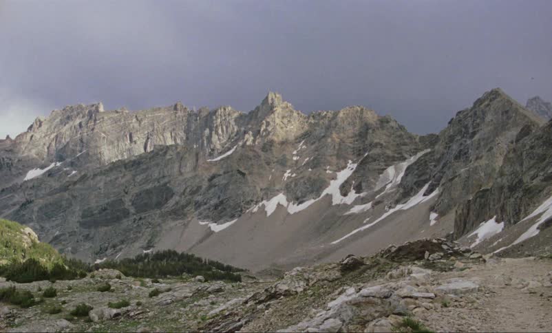 Landscape view of the mountains