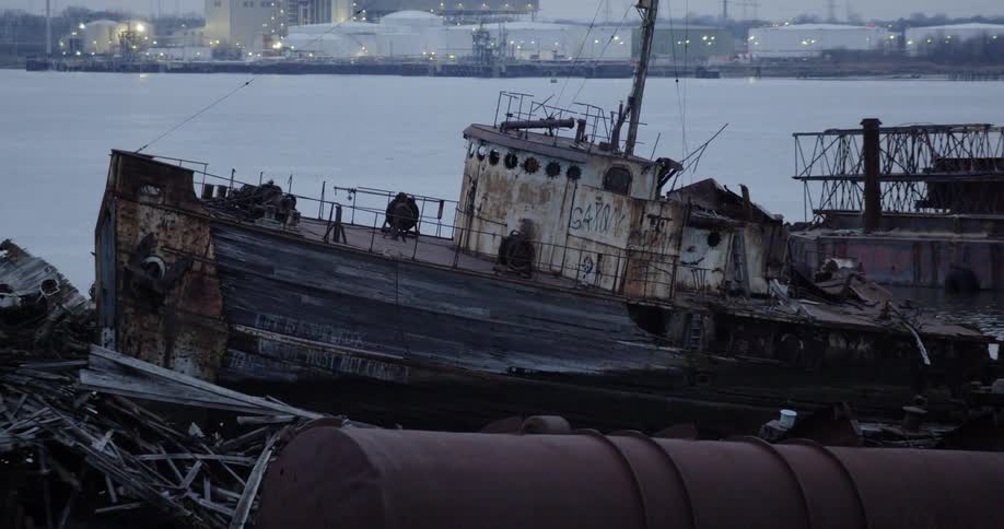Many boats sit in the water