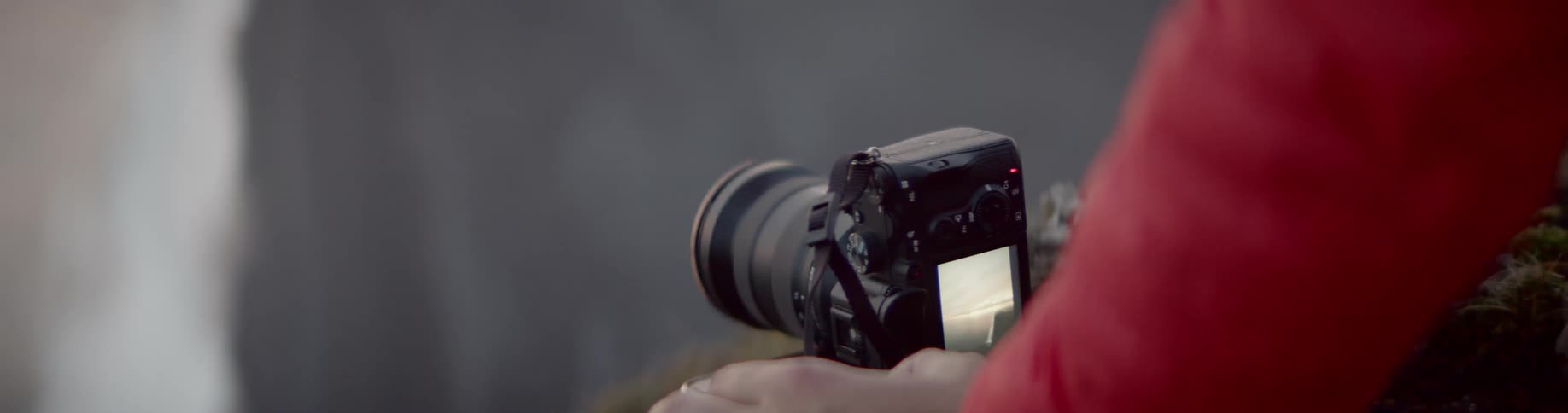 A photographer snaps a picture