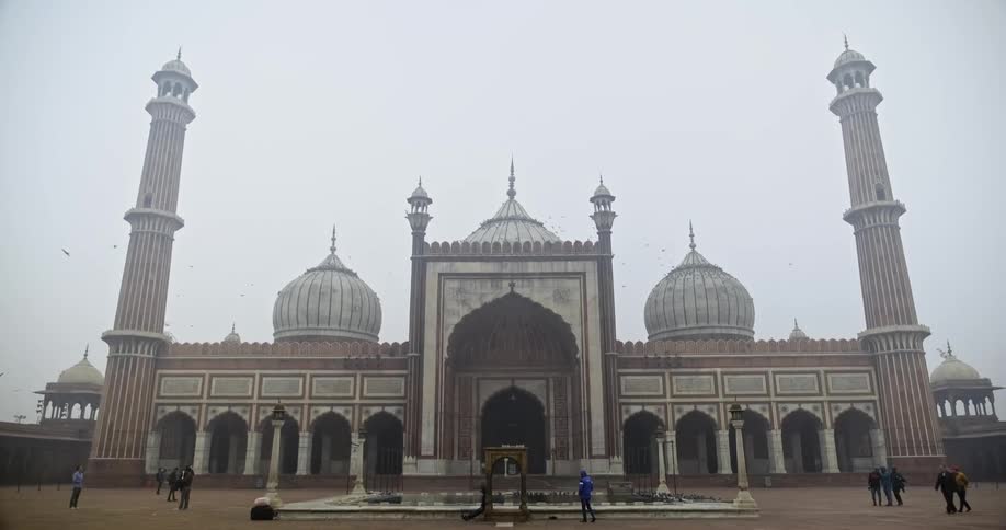 The jama masjid of delhi mosque in india
