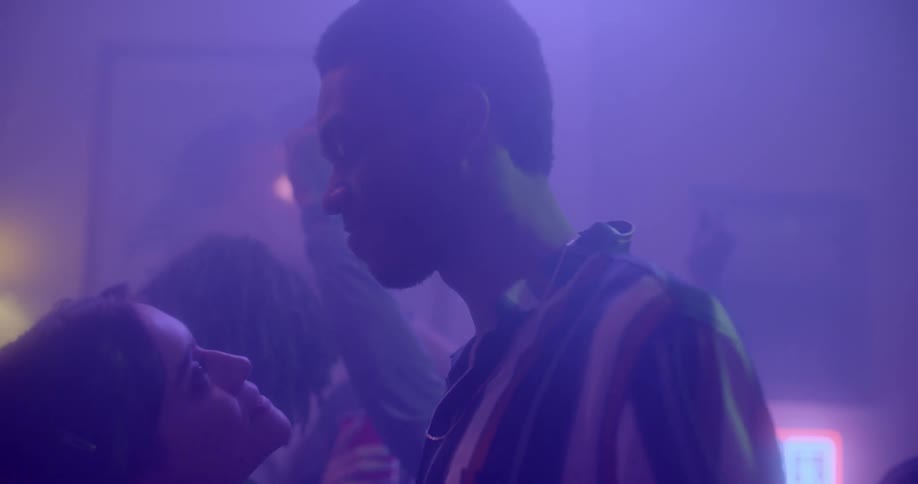 People are dancing in a club