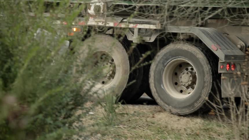 Tires of a truck