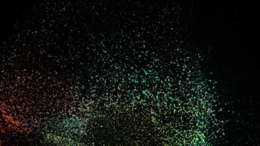 Three spheres of color collide
