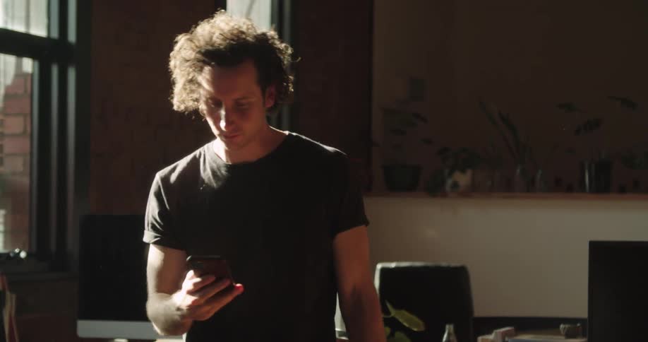 Man disconnects call and walks out of room
