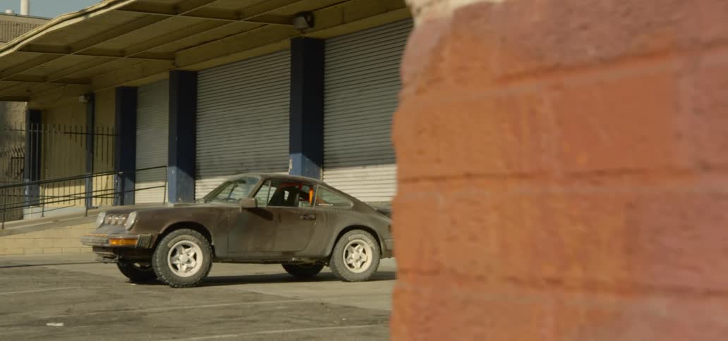 A car in a parking lot at daytime
