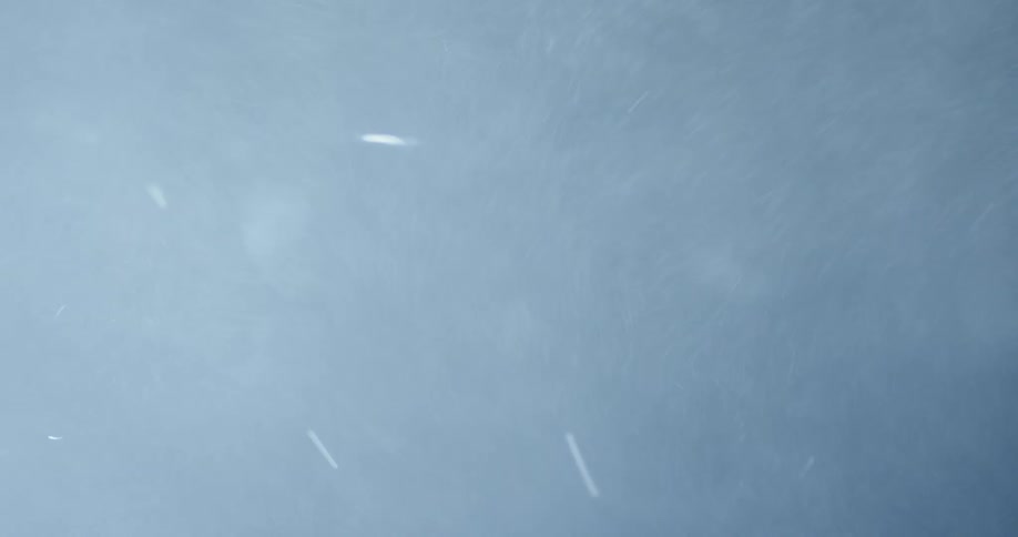 Snow blows around in the wind