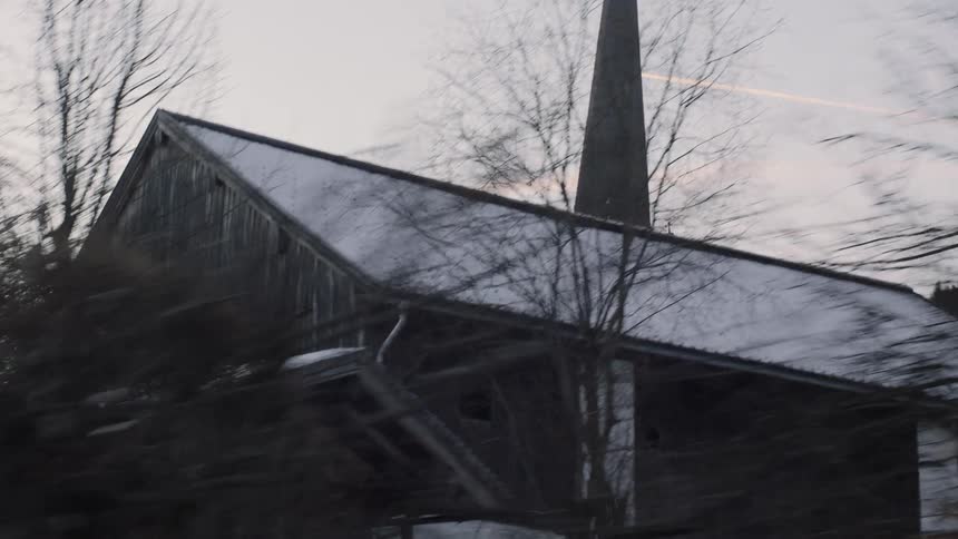 A desolate building