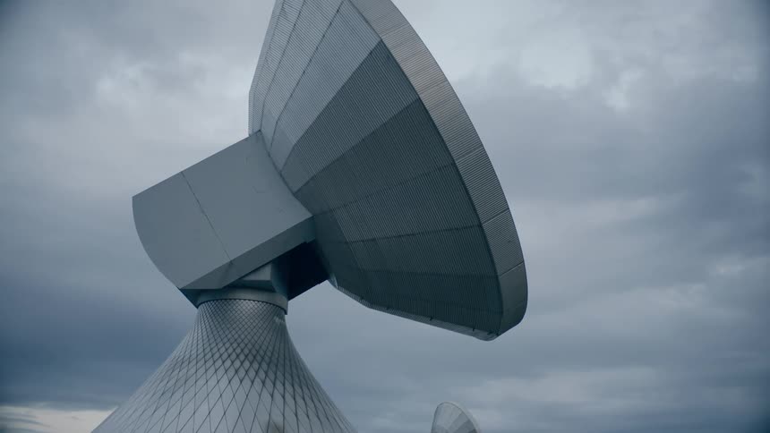 Area with radio telescopes