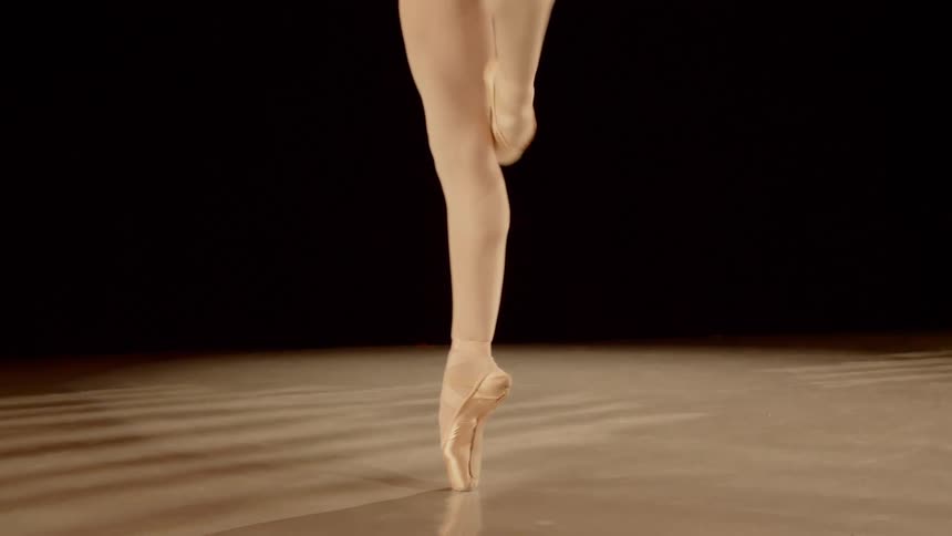 A ballet dancer performing a pirouette