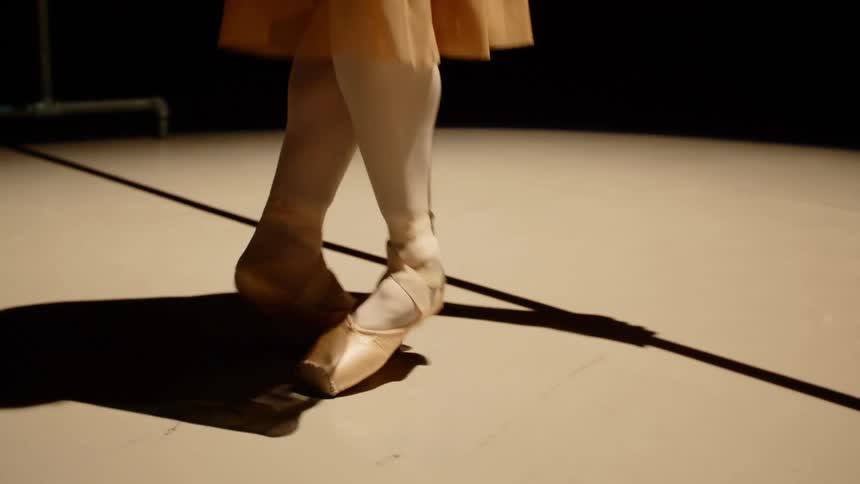 Ballet dancer dancing