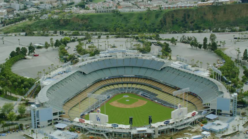 Empty baseball stadium during coronavirus; Covid-19