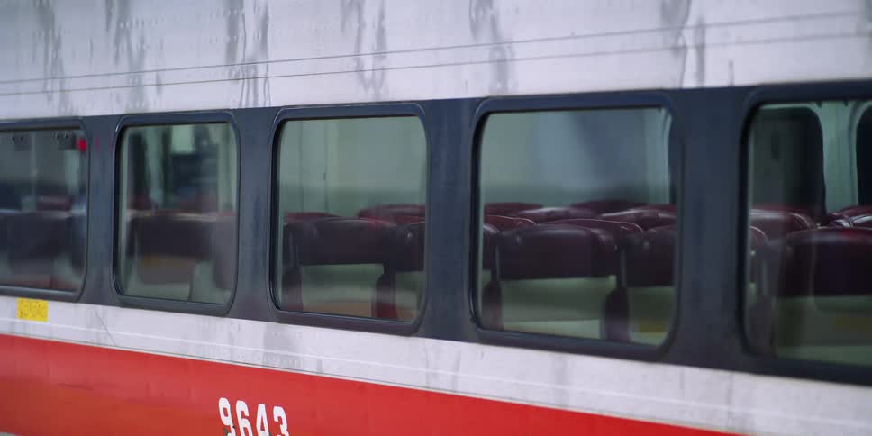 An empty rail car