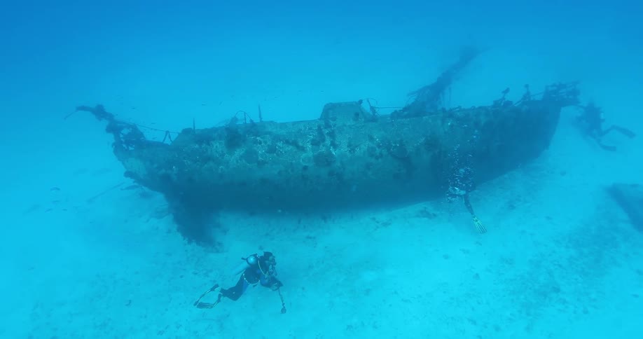 Underwater Photographers In The Ocean