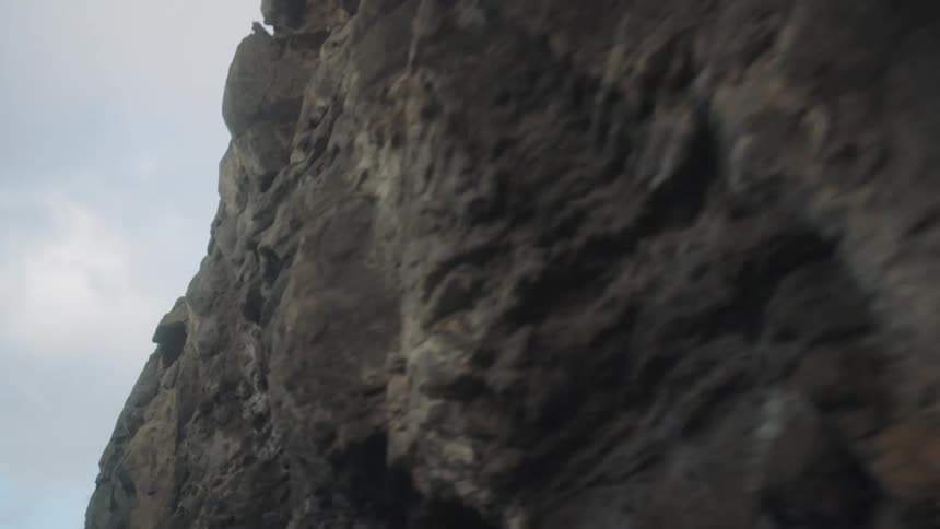 The side of a cliff