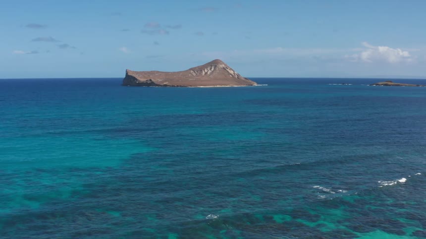 An island in the water