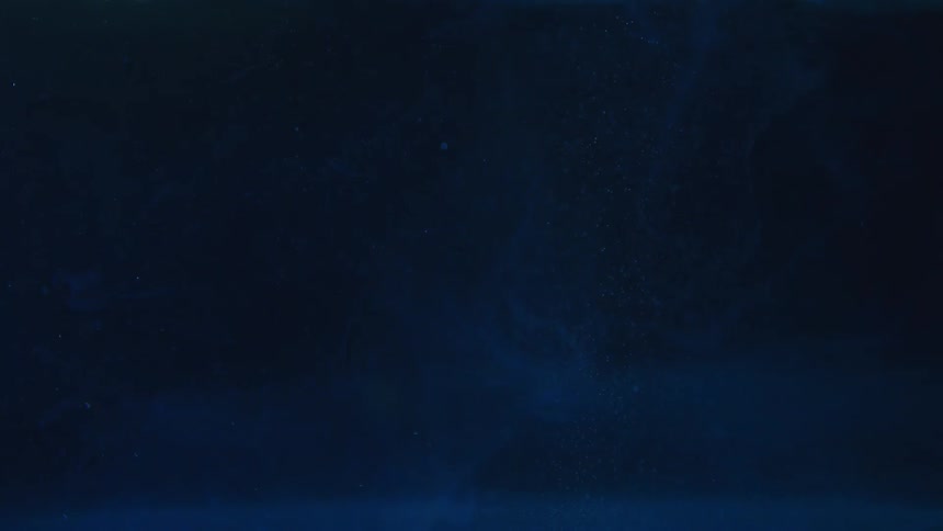 Particles floating in water