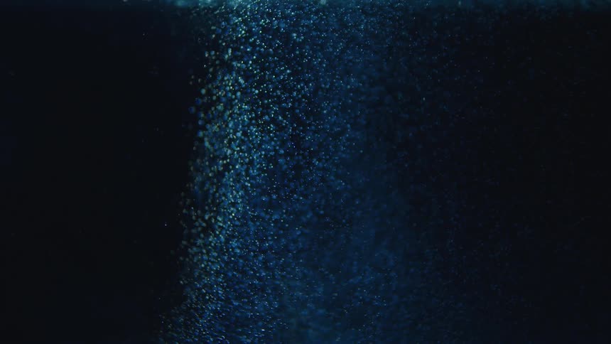 Bubbles rising underwater