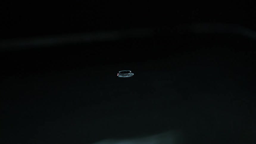 Droplets of water make a splash