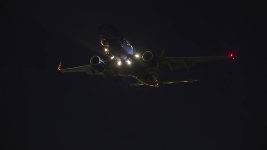 An airplane flying in the sky