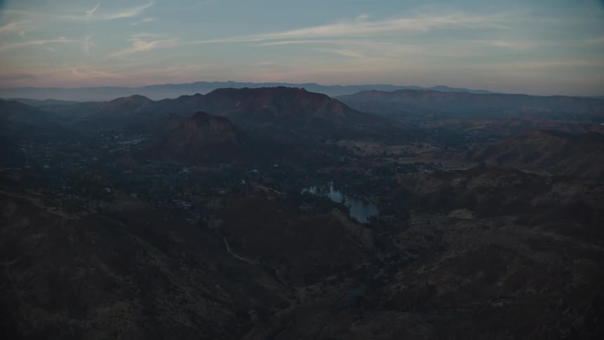 The mountains in the morning
